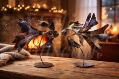 Ručně kované dekorativní rybičky