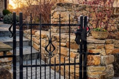 Kovaná branka do zahrady