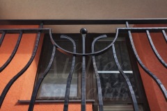 Detail ručně kovaného zábradlí